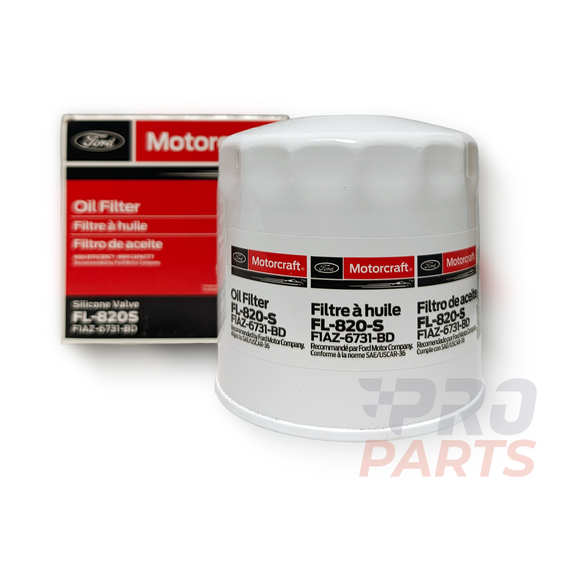 Filtro de aceite original Ford Motorcraft FL-820S para F-150 y Explorer - PROPARTS