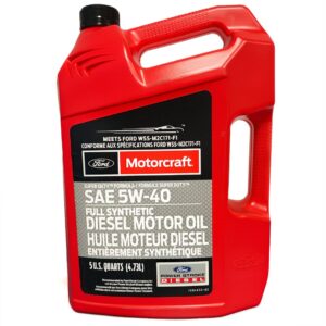 Aceite Motorcraft 5W40 100% sintetico original para motor Ford Ranger y Transit - PROPARTS