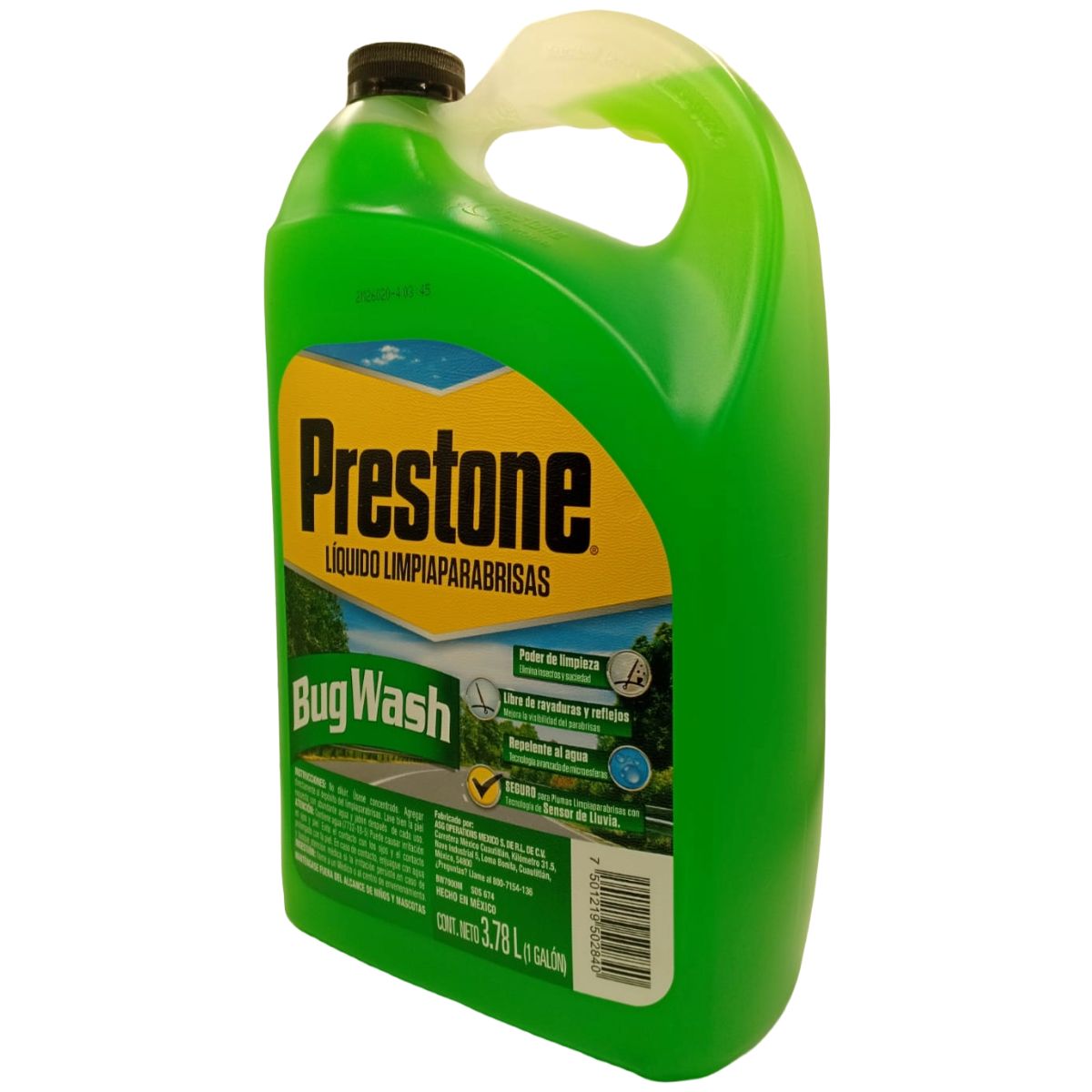 Líquido Limpiaparabrisas Prestone Bug Wash 3.78L - Imagen 3