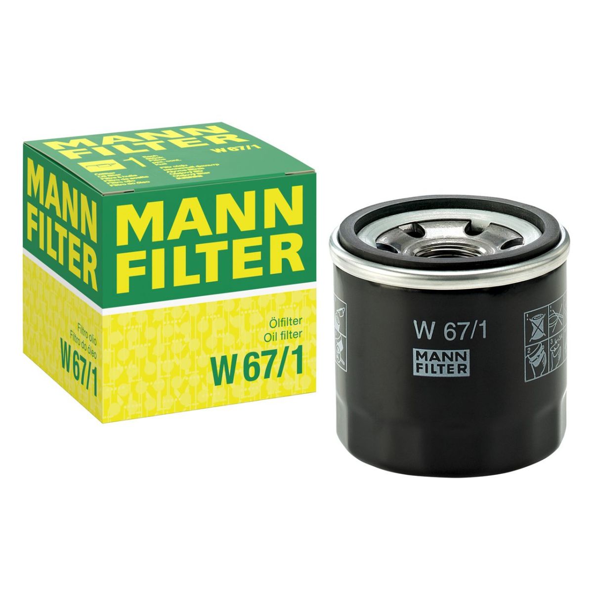 Filtro Aceite Nissan X Trail Mann - Imagen 3
