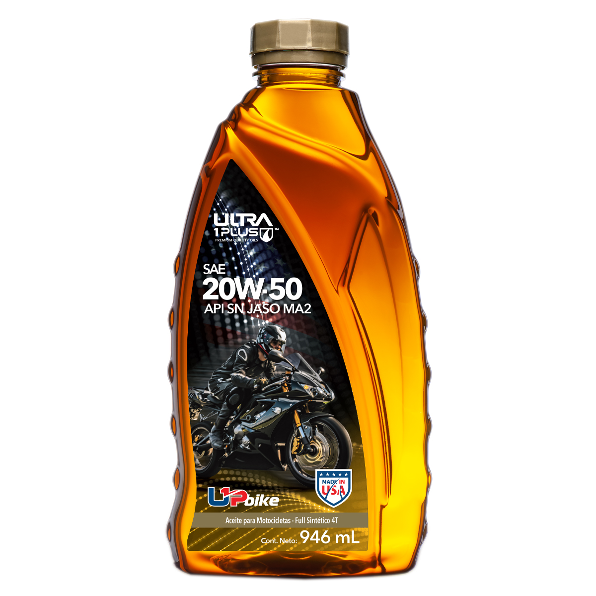 Aceite de Moto 4T 20W-50 Ultra1Plus Full Sintético