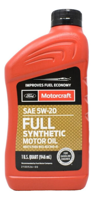 Aceite 5w20 Full Sintético Motorcraft 946 Ml