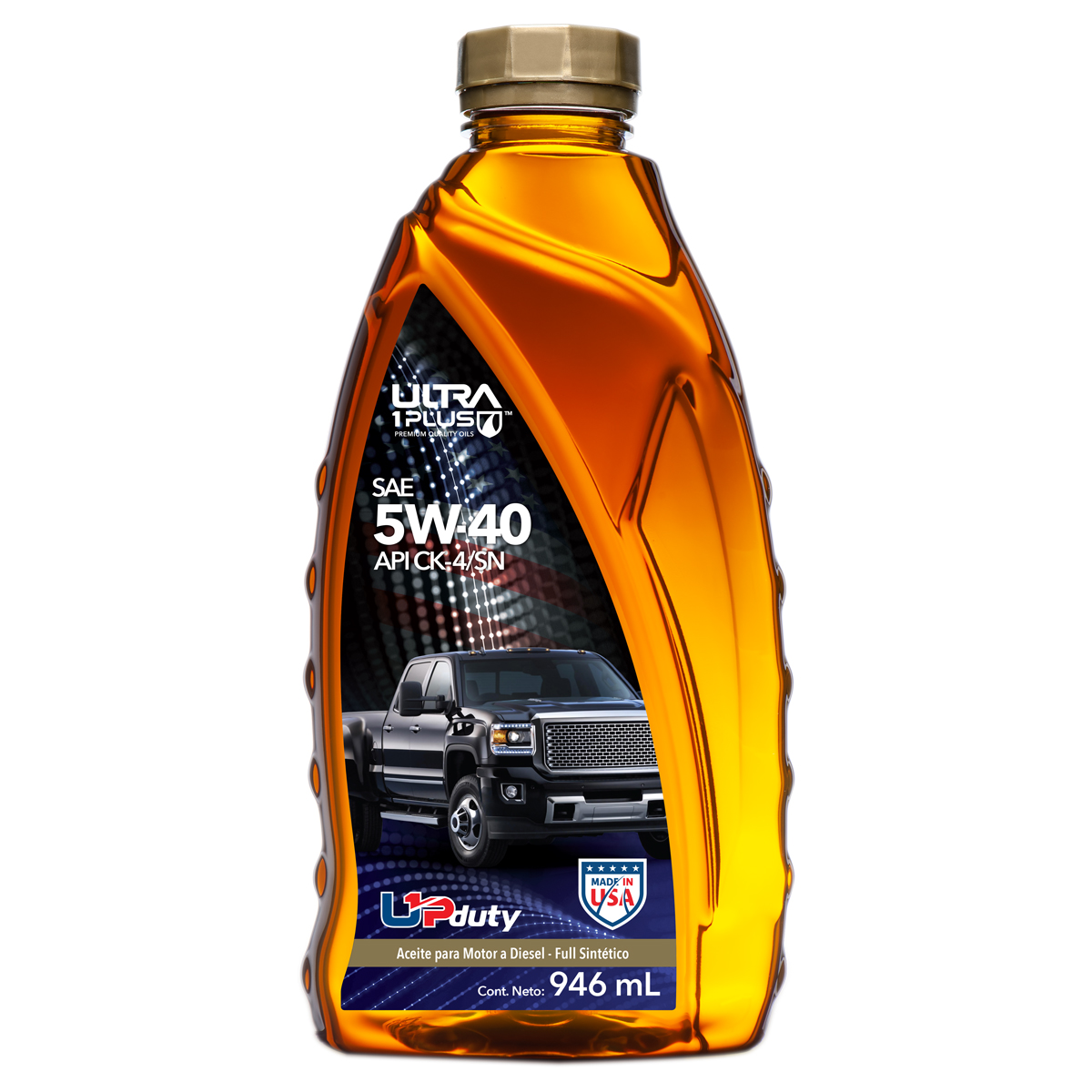 Aceite de Motor 5W-40 Ultra1Plus Full Sintético API CK-4