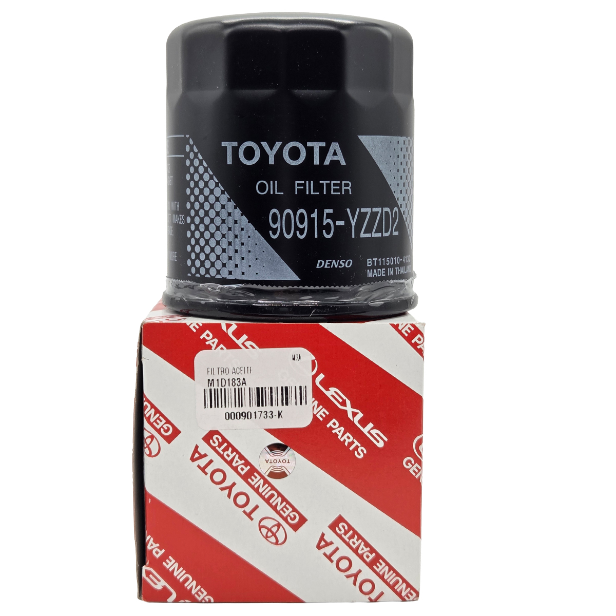 Filtro de aceite original Toyota OEM 90915-YZZD2 para Hilux bencinera diésel - PROPARTS