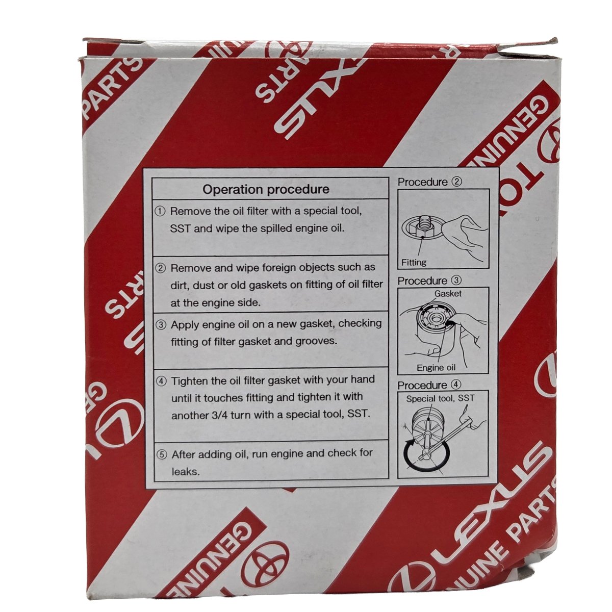 Filtro de aceite original Toyota OEM 90915-YZZD2 para Hilux bencinera diésel - PROPARTS