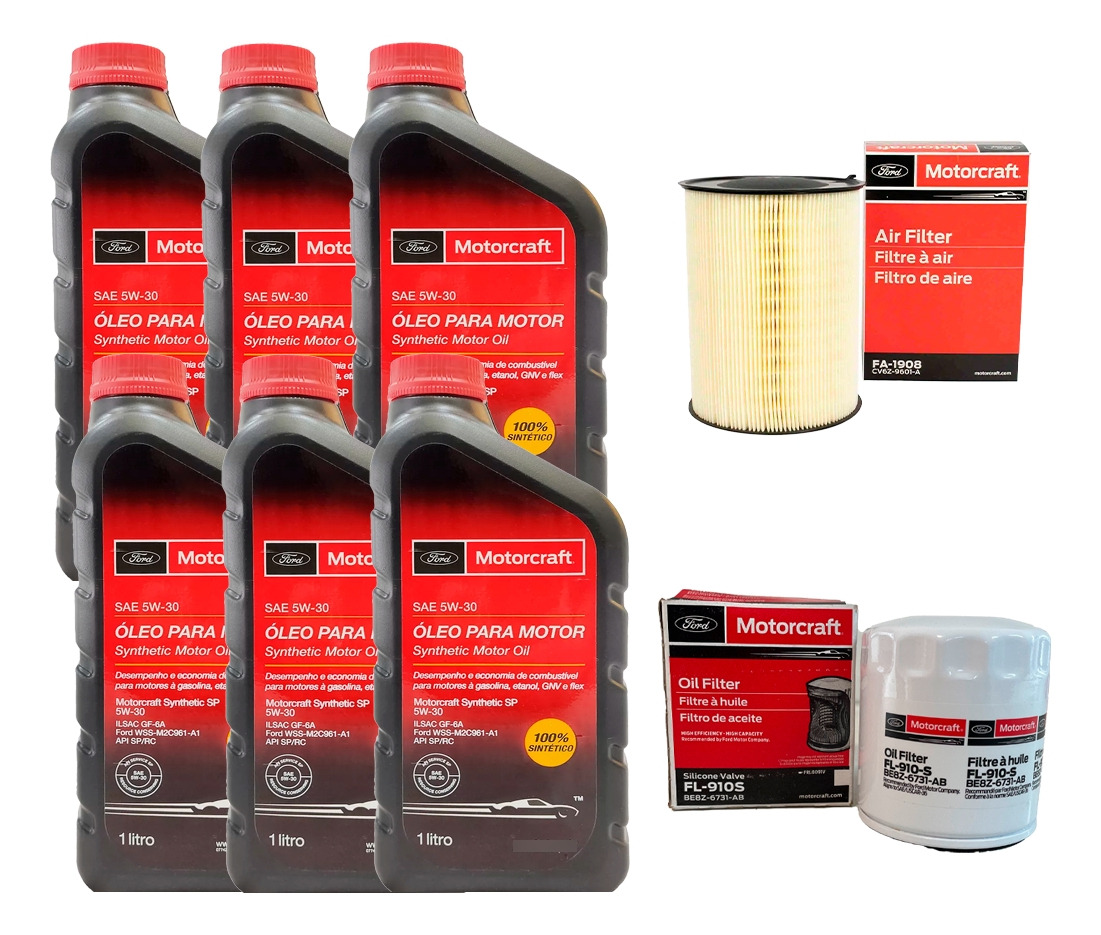 Kit Mantención Ford Escape 2,0 Eco (2013-2018) Full Sinteti.