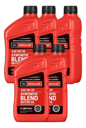 Pack 5 unidades cuartos de aceite Motorcraft 5W-30 original para vehiculos Ford - PROPARTS