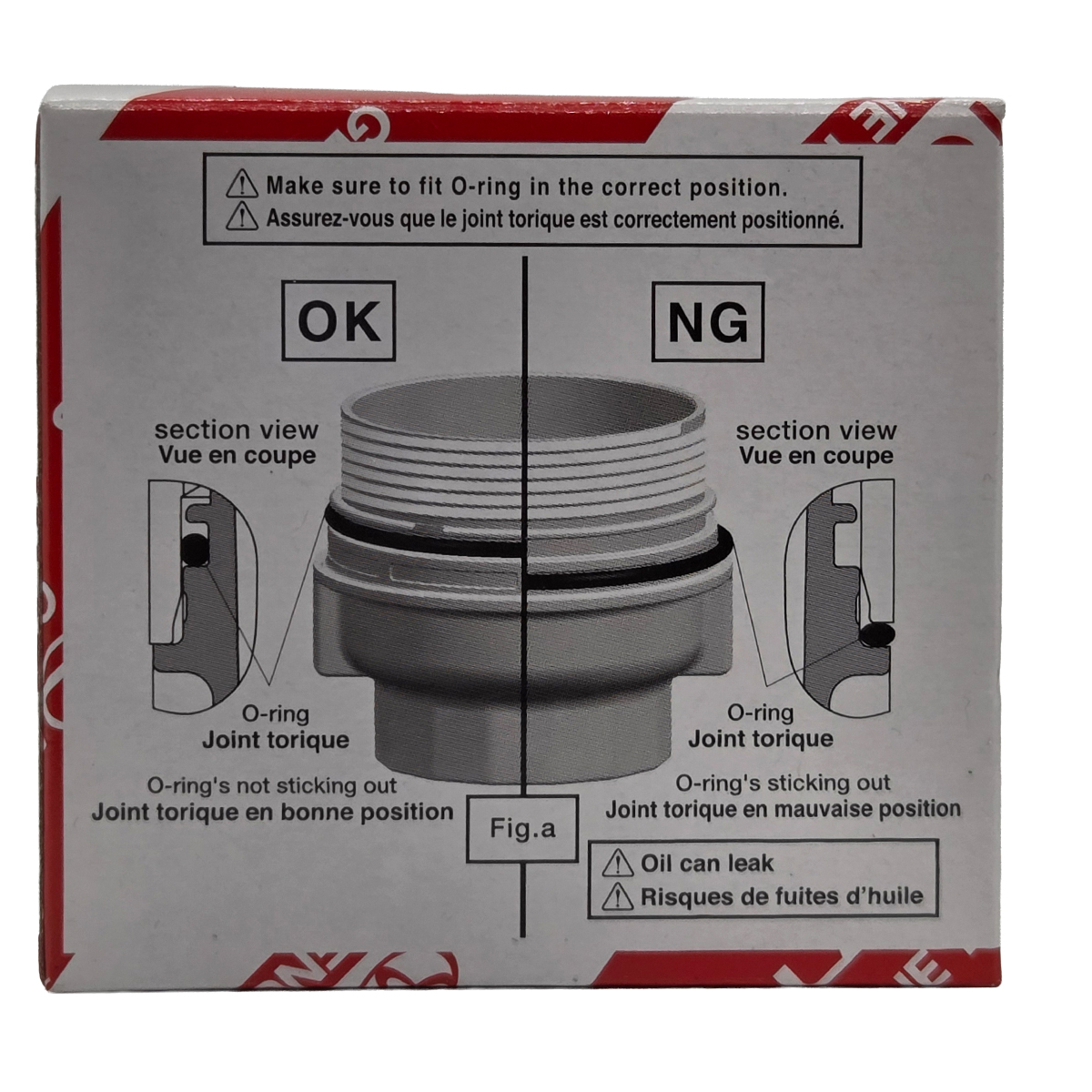 Filtro de aceite cartucho original Toyota OEM 04152-YZZA6 para Corolla y RAV4 - PROPARTS