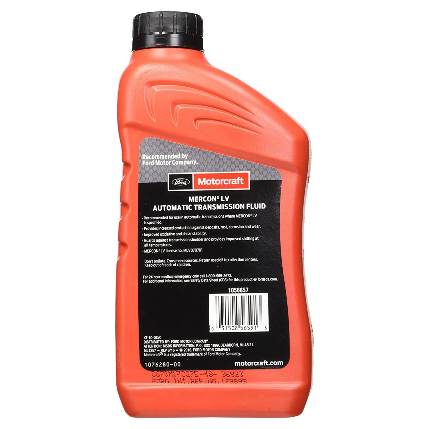 Aceite de caja automatica Motorcraft MERCON LV original para Ford F-150 Ranger y Explorer - PROPARTS