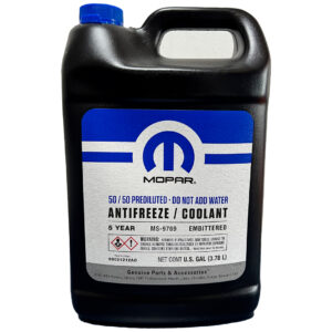 Bidón de coolant refrigerante anticongelante Mopar 50/50 prediluido original para Jeep Dodge RAM - PROPARTS