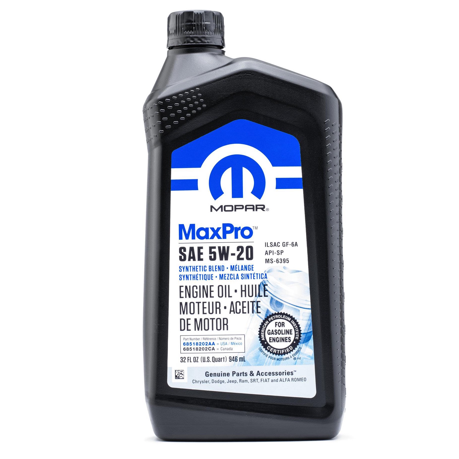 Kit Filtro Aceite + Aceite Mopar 3.6l 2007-2020 - Imagen 3