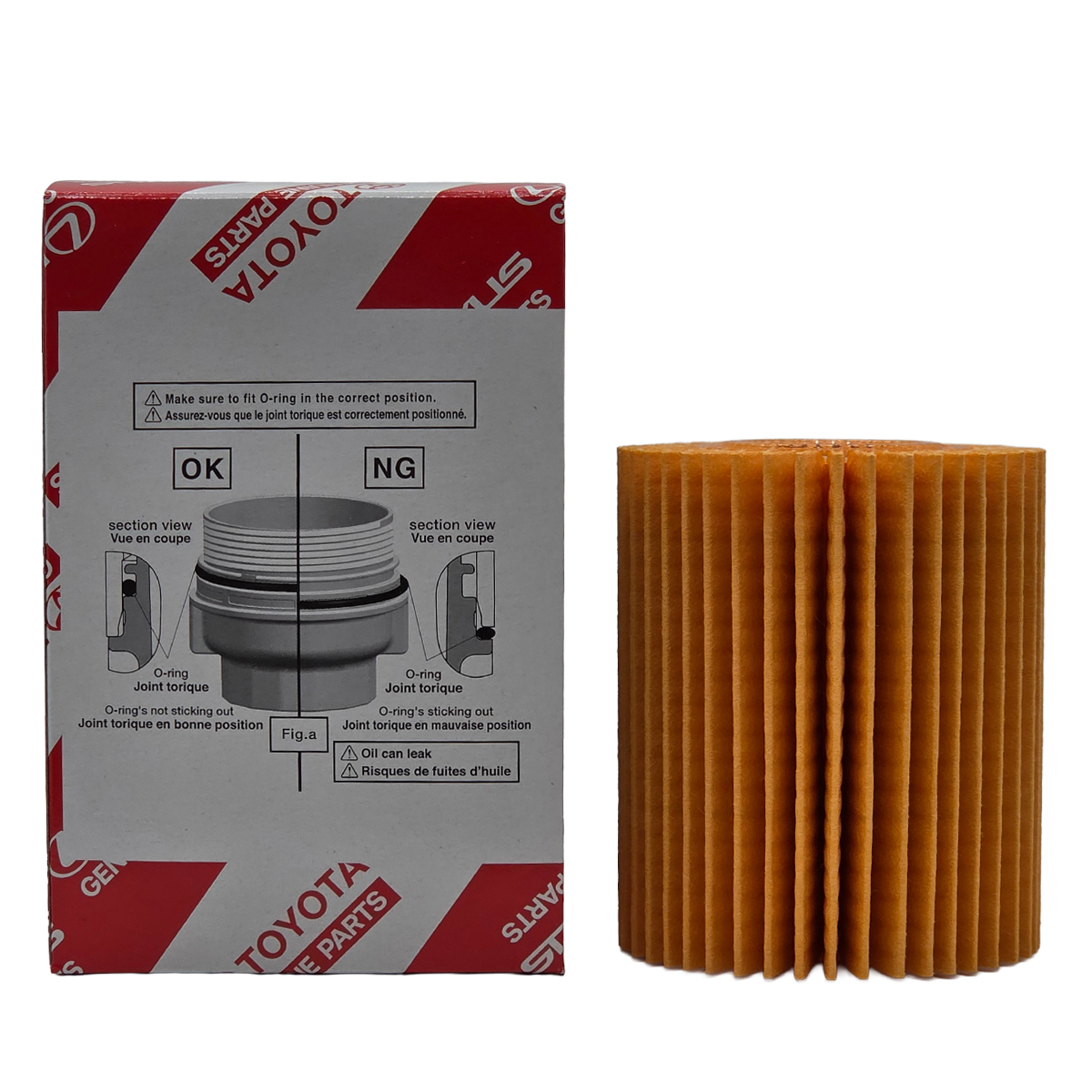 Filtro de aceite cartucho original Toyota OEM 04152-YZZA5 para 4Runner Prado V6 - PROPARTS