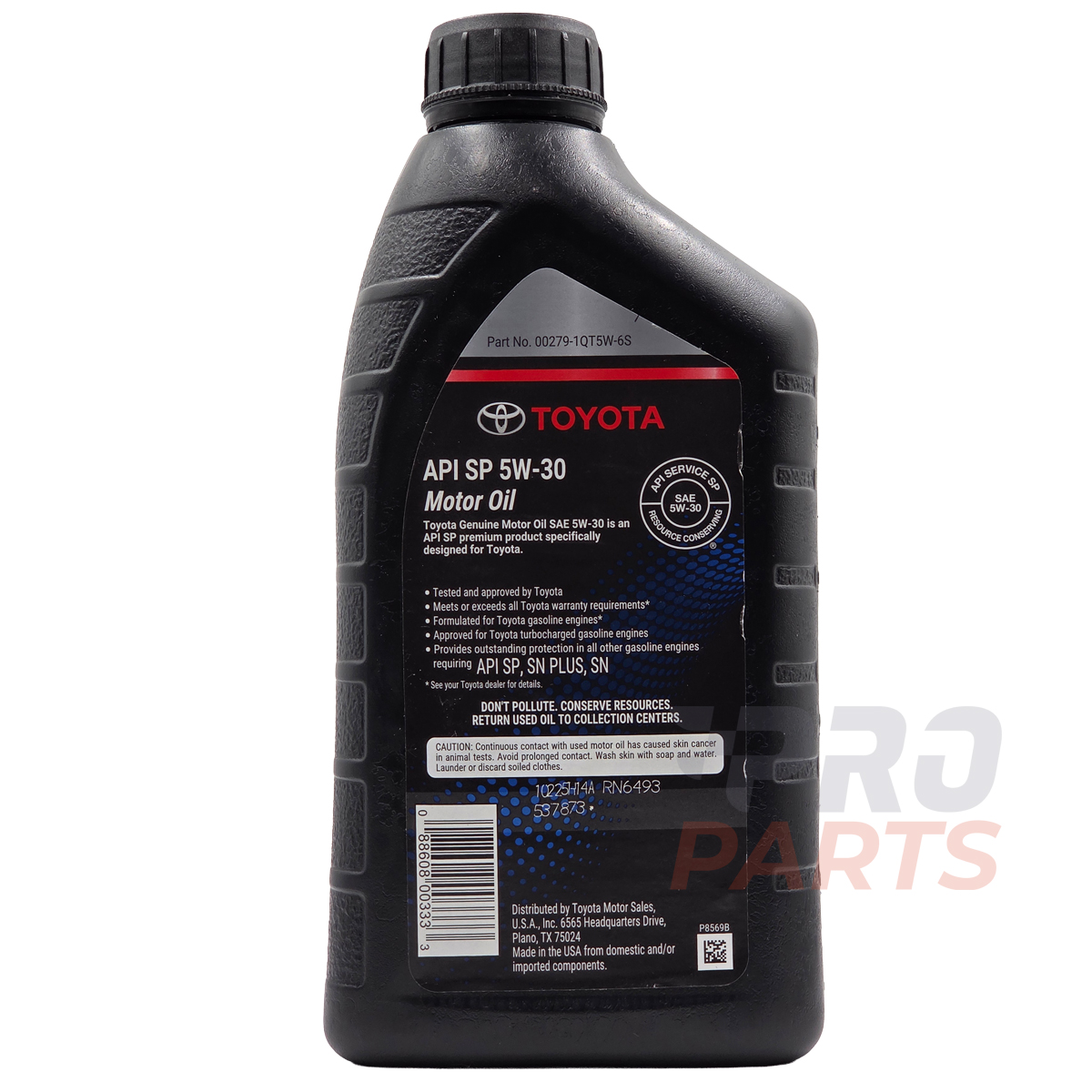Aceite de Motor Toyota 5W-30 Original 946 ML