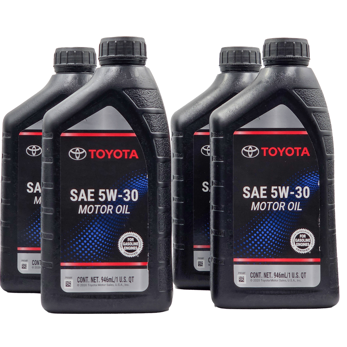 Pack 4 Aceite de Motor Toyota 5W-30 Original 946 ML