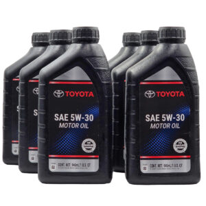 Pack 6 Aceite de Motor Toyota 5W-30 Original 946 ML