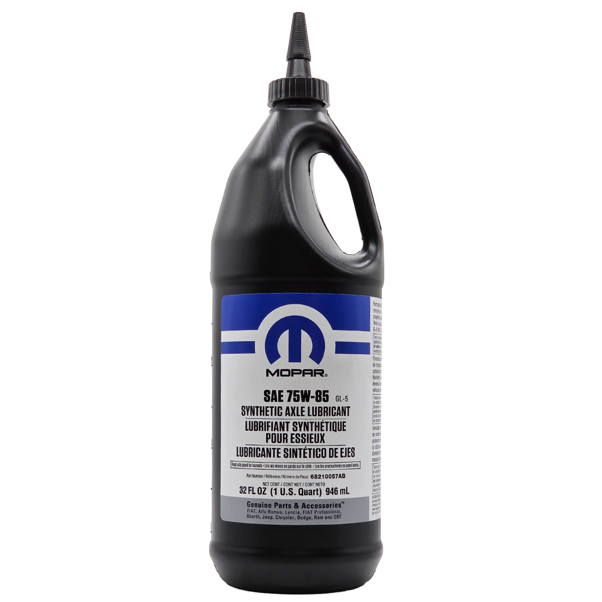 Aceite de Diferencial Original Mopar SAE 75W85 (946ml) para Ram 2500, 3500, 4500 y 5500 - PROPARTS